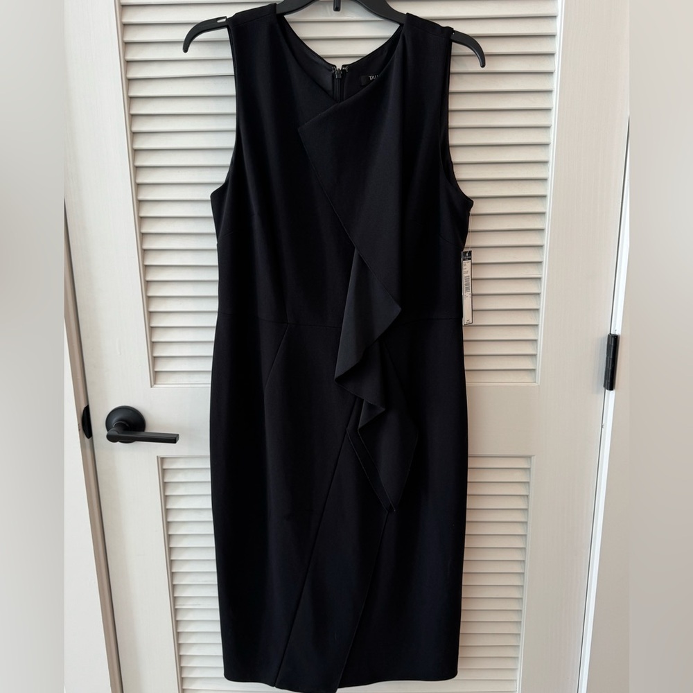 TAHARI ASL (NWT) | Nora dress black sleeveless size 12